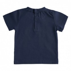 T-shirt manica corta iDo 100% cotone variante colore unico per bambino da 9 mesi a 7 anni