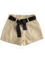 Shorts iDo in lino variante colore unico per bambina da 9 mesi a 7 anni