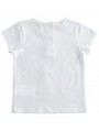 T-shirt manica corta iDo in jersey 100% cotone variante colore unico per bambina da 9 mesi a 7 anni