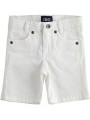 Bermuda iDo in twill stretch di cotone slim fit in tre varianti colore per bambino da 9 mesi a 7 anni