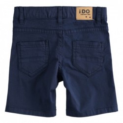Bermuda iDo in twill stretch di cotone slim fit in tre varianti colore per bambino da 9 mesi a 7 anni