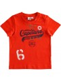 T-shirt manica corta iDo in jersey di cotone in due varianti colore per bambino da 9 mesi a 7 anni