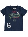 T-shirt manica corta iDo in jersey di cotone in due varianti colore per bambino da 9 mesi a 7 anni