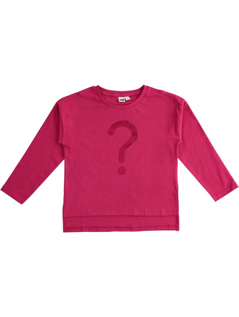Maglia girocollo iDo in jersey di cotone variante colore unico per ragazza da 8 a 16 anni