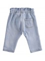 Morbido jeans stretch Minibanda variante colore unico per neonata da 3 a 6 mesi