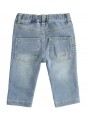 Morbido jeans Minibanda in denim maglia di cotone stretch variante colore unico per neonato da 3 a 6 mesi