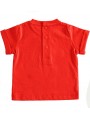 T-shirt manica corta Minibanda in jersey 100% cotone variante colore unico per neonato da 3 a 6 mesi