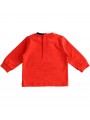 Maglia girocollo Minibanda in jersey di cotone stretch variante colore unico per neonato da 3 a 6 mesi