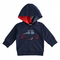 Felpa Minibanda 100% cotone variante colore unico per neonato da 3 a 6 mesi