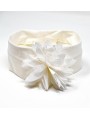Fascia Minibanda in jersey di cotone stretch variante colore unico per neonata