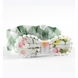 Fascia per capelli Minibanda in cotone variante colore unico per neonata