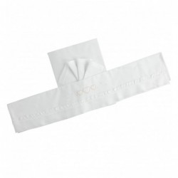 Lenzuolino per carrozzina Minibanda 100% cotone variante colore unico per neonata