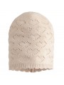 Cuffia Minibanda in tricot jacquard 100% cotone variante colore unico per neonata