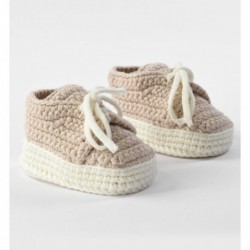 Scarpine unisex Minibanda in tricot variante colore unico per neonati