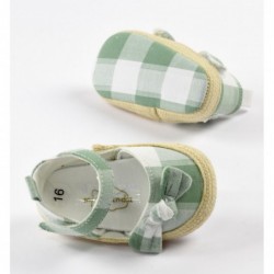 Scarpe da culla Minibanda in cotone variante colore unico per neonata