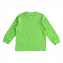 Maglia girocollo Sarabanda in cotone variante colore unico per bambino da 9 mesi a 7 anni