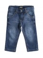 Jeans iDO slim fit in morbido denim stretch variante colore unico per bambino da 9 mesi a 7 anni