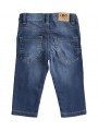 Jeans iDO slim fit in morbido denim stretch variante colore unico per bambino da 9 mesi a 7 anni