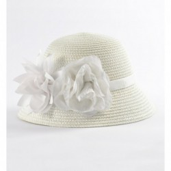 Elegante cappello Sarabanda in rafia in due varianti colore per bambina