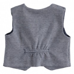 Elegante gilet iDO in morbido tessuto di maglia variante colore unico per bambino da 9 a 18 mesi