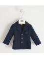 Elegante giacca blazer iDO in morbido tessuto di maglia variante colore unico per bambino da 9 a 18 mesi
