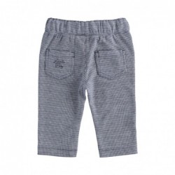 Elegante pantalone iDO  in morbido tessuto di maglia variante colore unico per bambino da 9 a 18 mesi