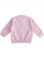 Felpa iDo manica lunga con zip modello bomber in cotone garzato. In due varianti colore per bambina da 6 mesi a 7 anni