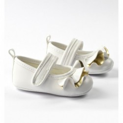 Scarpe da culla Minibanda in ecopelle variante colore unico per neonata