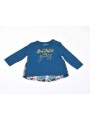 Maglia elegante Guess manica lunga variante colore unico per bambina da 3 mesi a 7 anni