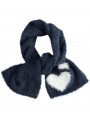 Sciarpa Sarabanda in tricot lurex variante colore unico per bambina