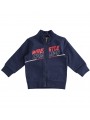 Felpa iDo con zip in cotone garzato in due varianti colore per bambino da 6 mesi a 7 anni