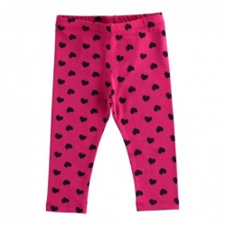 Leggings lungo iDo a fantasia in caldo cotone in due varianti colore per bambina da 9 mesi a 7 anni