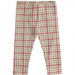 Leggings lungo iDo a fantasia in caldo cotone in due varianti colore per bambina da 9 mesi a 7 anni