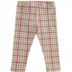 Leggings lungo iDo a fantasia in caldo cotone in due varianti colore per bambina da 9 mesi a 7 anni