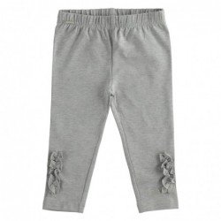 Leggings lungo Sarabanda in caldo cotone in tre varianti colore per bambina da 9 mesi a 7 anni