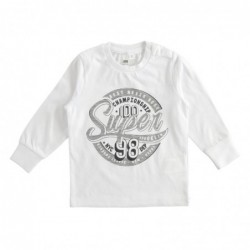 Maglia girocollo iDo in jersey di cotone variante colore unico per bambino da 9 mesi a 7 anni