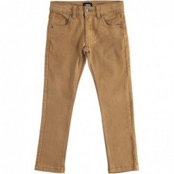 Pantalone iDo in twill di cotone stretch modello cinque tasche. In tre varianti colore per ragazzo da 8 a 16 anni