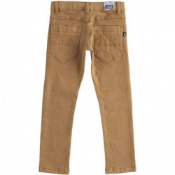 Pantalone iDo in twill di cotone stretch modello cinque tasche. In tre varianti colore per ragazzo da 8 a 16 anni