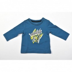 Maglia girocollo Guess in caldo cotone variante colore unico per bambino da 3 mesi a 7 anni