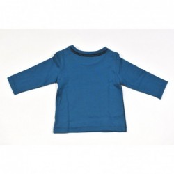 Maglia girocollo Guess in caldo cotone variante colore unico per bambino da 3 mesi a 7 anni