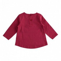 Maglia girocollo iDo in caldo cotone variante colore unico per bambina da 9 mesi a 7 anni