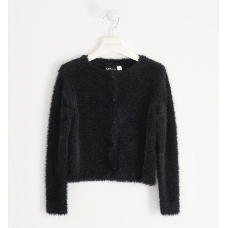 Morbidissimo Cardigan Sarabanda in tricot lurex variante colore unico per ragazza da 8 a 16 anni Morbidissimo Cardigan Sarabanda in tricot lurex variante colore unico per ragazza da 8 a 16 anni
