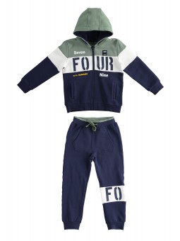 Tuta con zip e cappuccio...