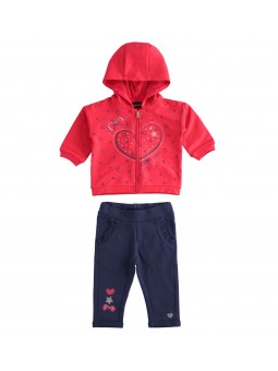 Tuta con zip e cappuccio...