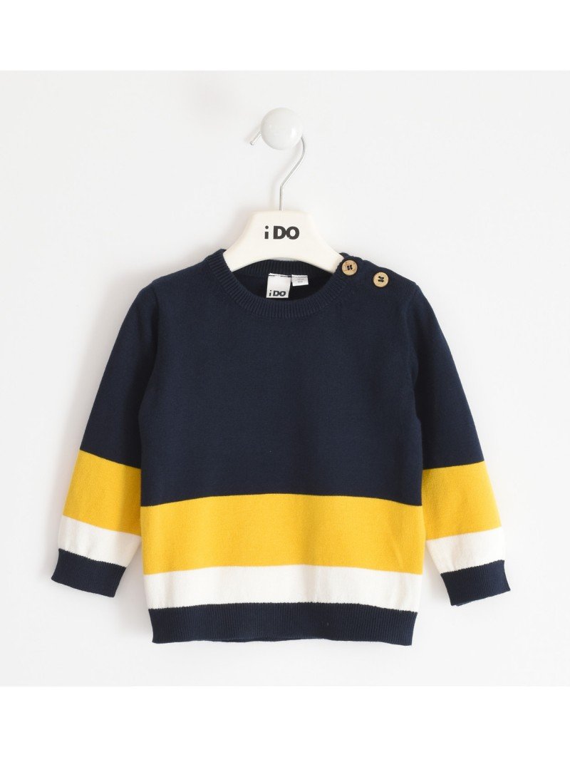 Maglioncino girocollo iDo in tricot variante colore unico per bambino da 9  mesi a 7 anni