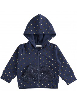 Felpa con zip e cappuccio...