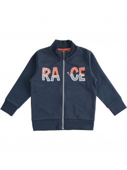 Felpa iDo con zip in cotone...