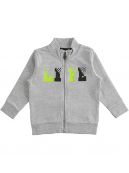 Felpa iDo con zip in cotone...