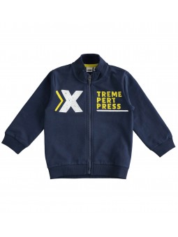 Felpa iDo con zip in cotone...