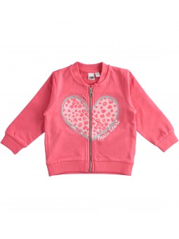 Felpa iDo con zip in cotone...